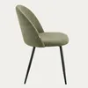 HOMLA FIORA Stuhl in Stoff grün 49x56x80 cm Produktbild-Vorschau 3