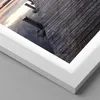 Gerahmtes Poster - Weißer Rahmen - Fußgängerbrücke See Produktbild-Vorschau 2