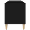 Plattenschrank Schwarz 84,5x38x48 cm Holzwerkstoff Produktbild-Vorschau 6