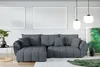 AX LIVING Canapé d'angle avec fonction sommeil Verciani L Voir les images du produit 3