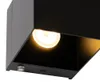 Wandleuchte Schwarz inkl  LED und Touchdimmer Produktbild-Vorschau 2