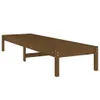 CLORIS Sonnenliege Honigbraun 199,5x60x74 cm Massivholz Produktbild-Vorschau 6