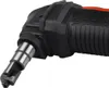Close-up of the head of a black and red electric sheet metal shear. Podgląd zdjęcia produktu