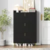 Armoire à chaussures Merax étroite à 3 portes, étagère à Voir les images du produit 2