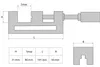 PAULIMOT Maschinenschraubstock 50 mm Backenbreite Produktbild-Vorschau 9