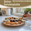 LS-LebenStil Servierplatte Drehteller Bambus 35cm Produktbild-Vorschau 6