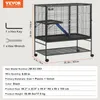 VEVOR 92x58x100cm Frettchenkäfig aus Metall, 2-stöckiger Produktbild-Vorschau 9