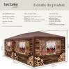 Pavillon ALMCHALET avec parois amovibles - 6 m Voir les images du produit 6