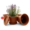 BigDean, 1 stuks bloempot met onderzetter, rond, diameter Productafbeelding-voorbeeld 2