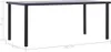 vidaXL Esstisch Schwarz und Betongrau 180 x 90 x 75 cm MDF Produktbild-Vorschau 4
