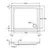Schulte Duschwanne 120x80 cm, Weiß, Modell Cala - Produktbild-Vorschau 3