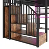 Flieks Etagenbett 140x200cm mit Schreibtisch und LED, Produktbild-Vorschau 8