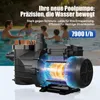 Poolpumpe 250W, 7900 l/h Durchfluss, selbstansaugende Produktbild-Vorschau 5