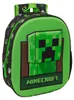 Safta Minecraft 3D rugzak, 8,64 liter, groen, voor Productafbeelding-voorbeeld 1