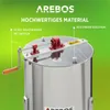 AREBOS Tangential-Honigschleuder | Manuell 4 Waben / Produktbild-Vorschau 3