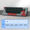 Mechanische Gaming Tastatur 65% QWERTZ DE, 69 Tasten, Red Produktbild-Vorschau 6