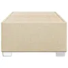 The Living Store Bettgestell Creme 80x200 cm Stoff Produktbild-Vorschau 5
