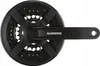 Kurbelgarnitur Shimano FC-TY301 mit Abdeckung 42/34/24 Produktbild-Vorschau 7