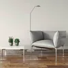 Steinhauer Stehleuchte Biron 1-flammig Silber Matt 45x25cm Produktbild-Vorschau 3