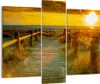 Bild auf Leinwand - Leinwandbild - Fußgängerbrücke Strand Produktbild-Vorschau 1