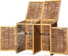 dobar Wetterfeste Doppel-Mülltonnen-Box aus Holz, Produktbild-Vorschau 13