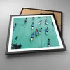 Gerahmtes Poster - Schwarzer Rahmen - Boote mit Luft - Produktbild-Vorschau 3