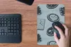 MuchoWow® Mauspad Mousepad Uhr - Muster - Vintage 18x27 cm Produktbild-Vorschau 4