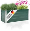 DELUKE® Hochbeet für Garten OSKAR Grün | 100x40x45cm | Produktbild-Vorschau 1