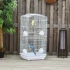 PawHut Vogelvoliere Vogelkäfig Metallvoliere mit Ständer Produktbild-Vorschau 8