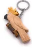 Onwomania Schlüsselanhänger aus Holz Kakadu Papagei Vogel Produktbild-Vorschau 1
