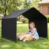 COSTWAY Hundehütte Outdoor, Hundezelt mit Regenvordach & Produktbild-Vorschau 2