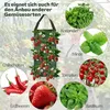 2 Stück hängende Erdbeer-Pflanzsäcke 25×60cm mit 8 Löchern, Produktbild-Vorschau 6