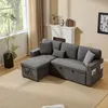 Sweiko Corner Sofa Bett Eckcouch Couch L-Form Schlafcouch Produktbild-Vorschau 8