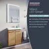 FACKELMANN LED Spiegel MILANO 55 / Wandspiegel mit Produktbild-Vorschau 2