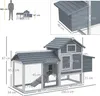 PawHut Petit poulailler cottage cage à poules sur pied dim. Voir les images du produit 3