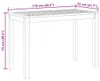 vidaXL Tavolo da pranzo da giardino 110x55x75 cm in legno Anteprima dell’immagine prodotto 7