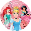 Feuille de fondant Disney princesses 20cm Voir les images du produit 1