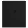 vidaXL Aktenschrank Schwarz 79x40x90 cm Stahl Produktbild-Vorschau 3
