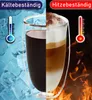 4x Latte Macchiato Gläser doppelwandig 450ml Cappuccino Produktbild-Vorschau 5
