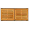 vidaXL Gartentisch mit Akazienholz-Platte Grau 115x54x74cm Produktbild-Vorschau 6
