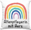 Trendation - Altenpflegerin mit Herz Deko-Kissen mit Produktbild-Vorschau 1