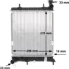 Kühler Motor Kühlrippen gelötet 335 mm - 298 mm MAHLE für Produktbild-Vorschau 8