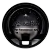 200x Domdeckel mit Verschlußklappe schwarz für Pappbecher Produktbild-Vorschau 2