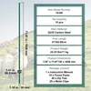 set di 10 paletti di recinzione da 182,88 cm - Paletti di Anteprima dell’immagine prodotto 7