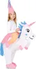 Aufblasbares Aufsitz Einhorn Kostüm für Mädchen Produktbild-Vorschau 2