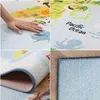 Kinderteppiche,Weltkarte mit Tierdesign,Teppiche für Náhled obrázku produktu 3