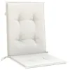Niedriglehner-Auflagen 6 Stk. Melange Creme 100x50x4 cm Produktbild-Vorschau 3