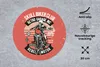 MuchoWow® Mauspad Mousepad Motorrad - Skelett - Retro 30x30 Produktbild-Vorschau 2