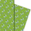 Zartes gemaltes Geschenkpapier mit Schmetterlingen und Produktbild-Vorschau 2