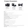 Product parameters and package options for a dashcam. Produktbild-Vorschau